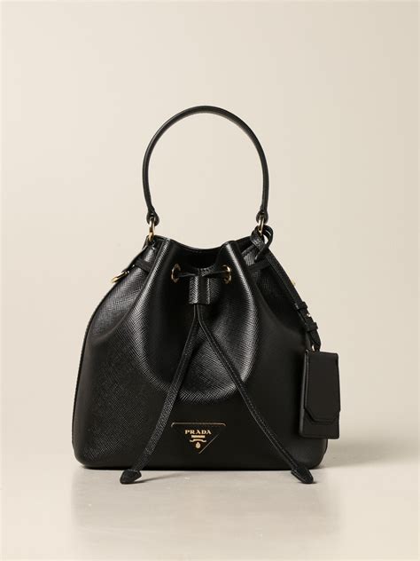 prada leather bucket bag review|Prada large saffiano bag.